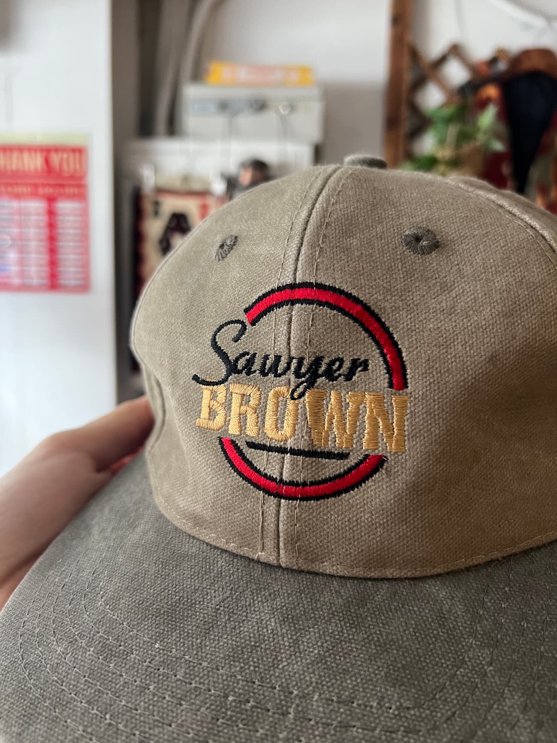 USA 빈티지 Sauyer Brown 워싱 볼캡 상품이미지2