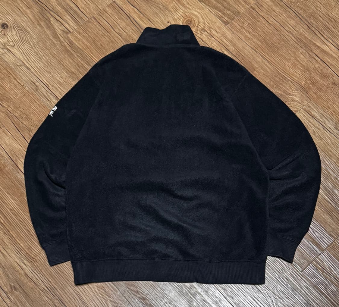 MLB 유니클로 시카고 화이트삭스 블랙 반집업 플리스 상품이미지3