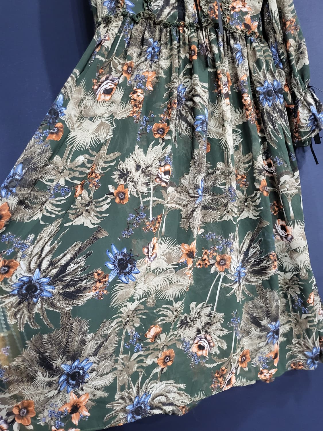 플라워 쉬폰 시스루 상품이미지2