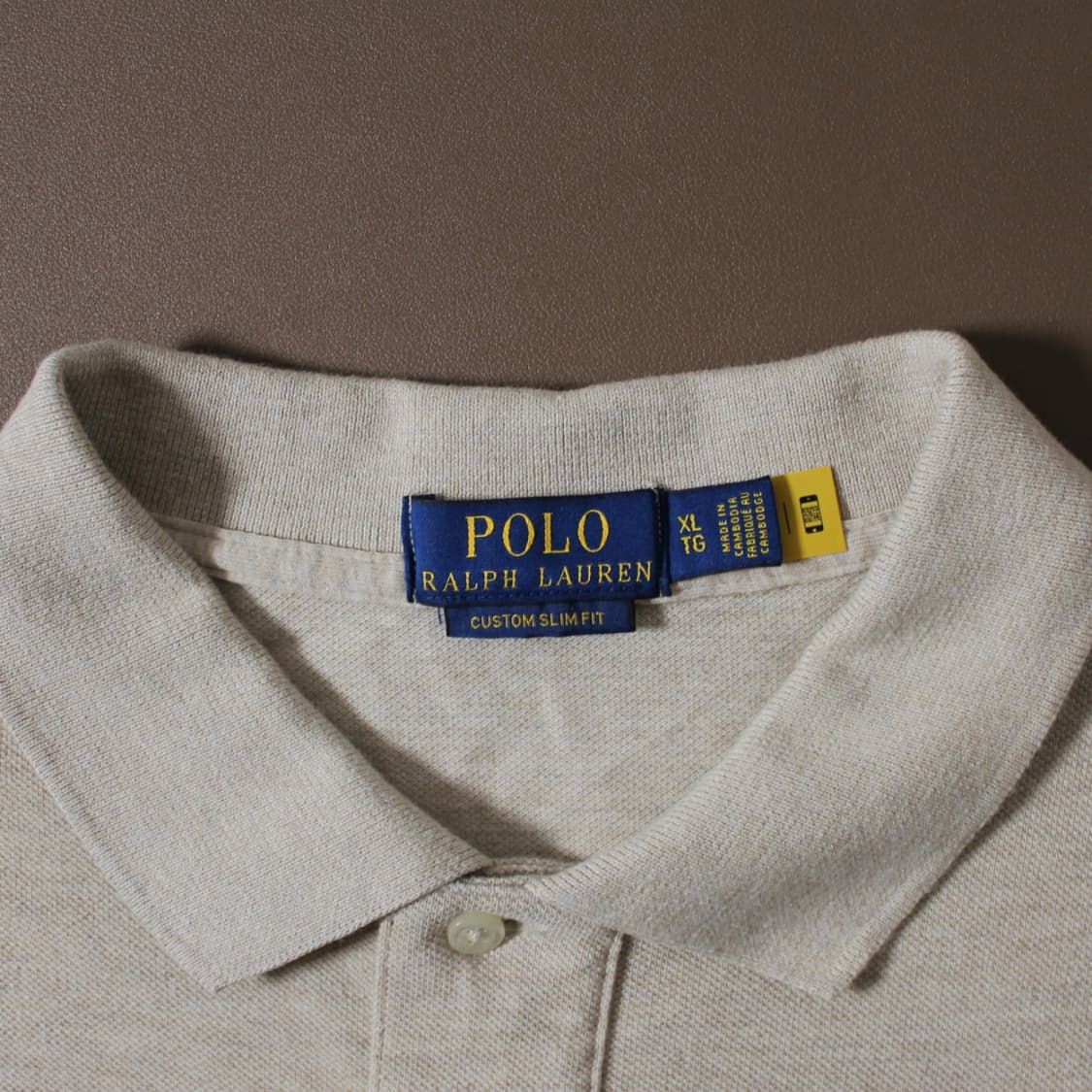 Polo 폴로 랄프로렌 오트밀 카라 롱 슬리브 (QR인증) 상품이미지4