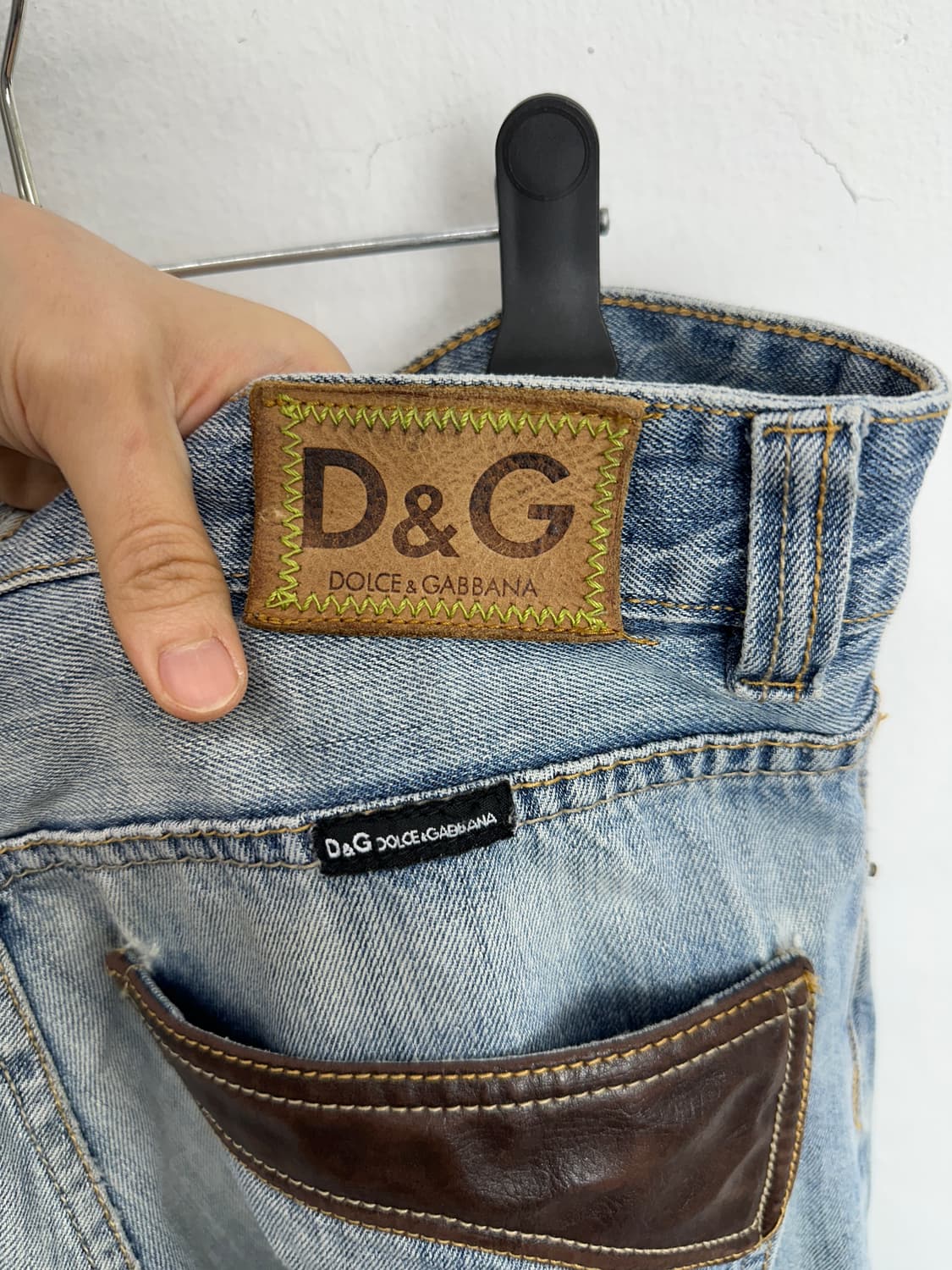 D&G Leather Patch Denim 상품이미지10