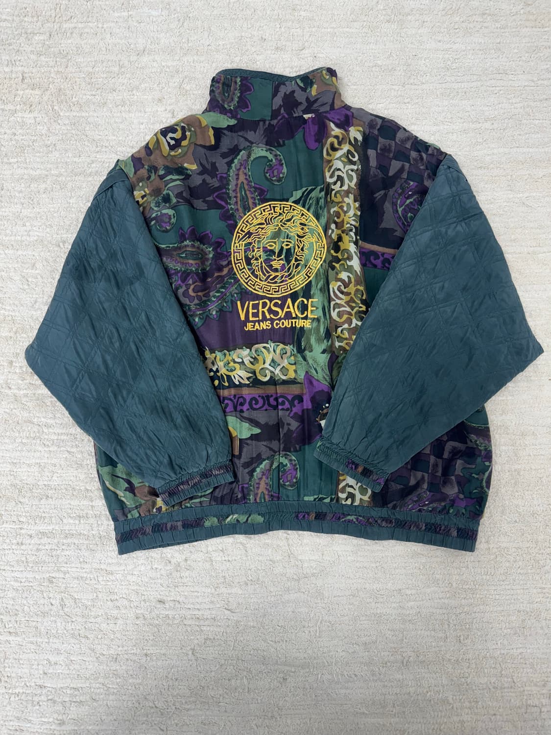 •90s Vintage 베르사체 진스 쿠튀르 자켓 – 메두사 로고 상품이미지2