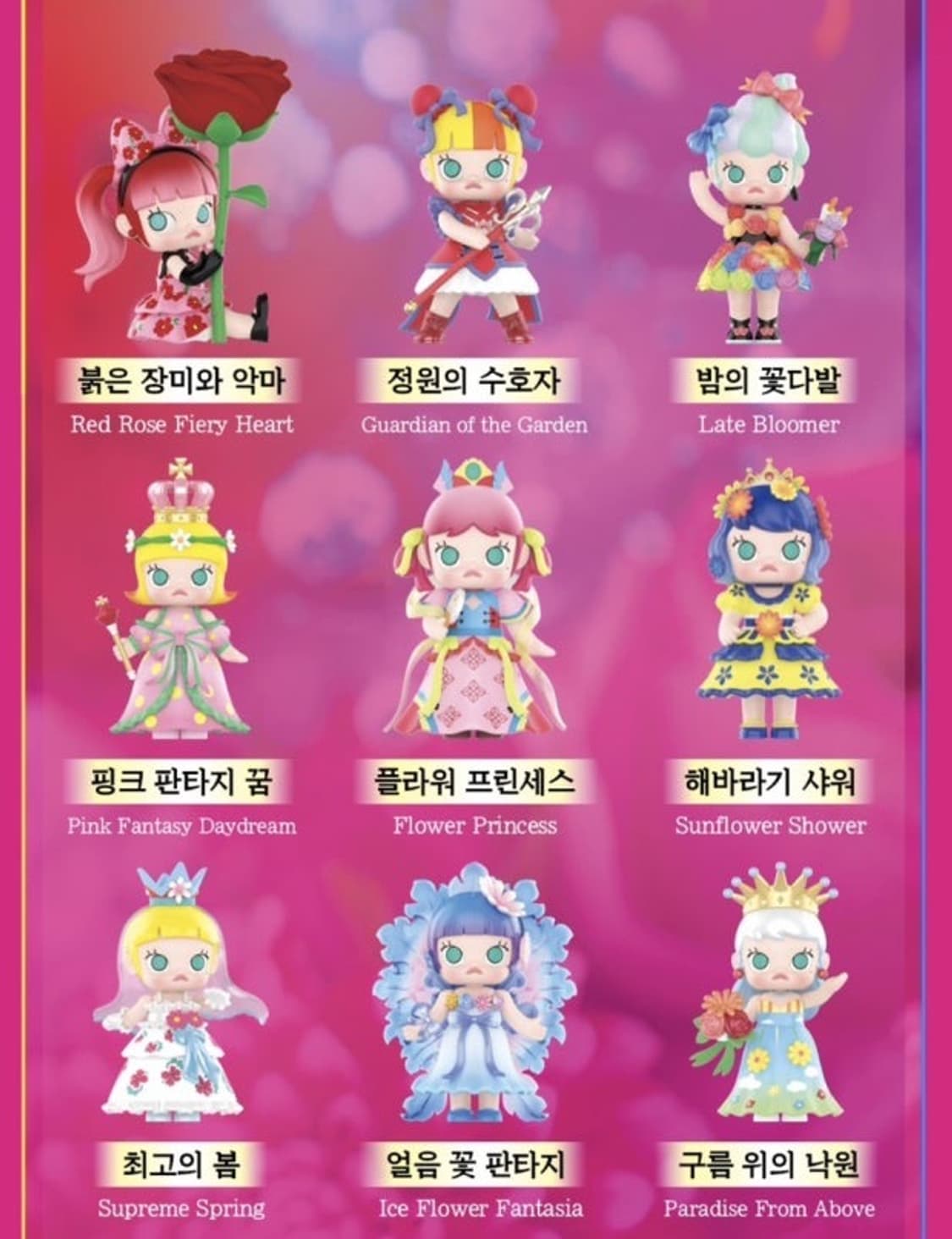 팝마트 몰리 니나가와 미카 공주 피규어 개별판매 상품이미지2
