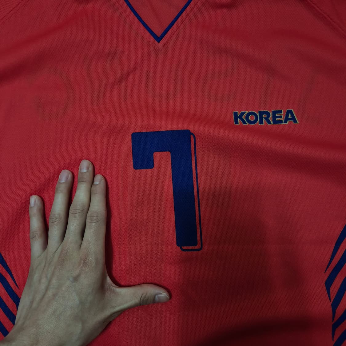 대한민국 축구 국가대표 박지성 7번 축구 유니폼 반팔티셔츠 L(100) 상품이미지4