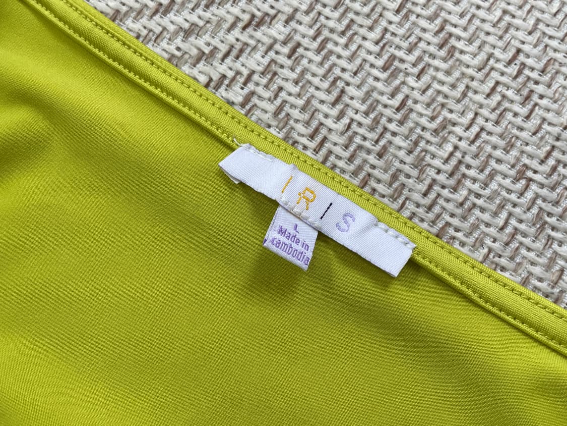 빈티지 iris 레이스 셔링 드레이프 탑  상품이미지5