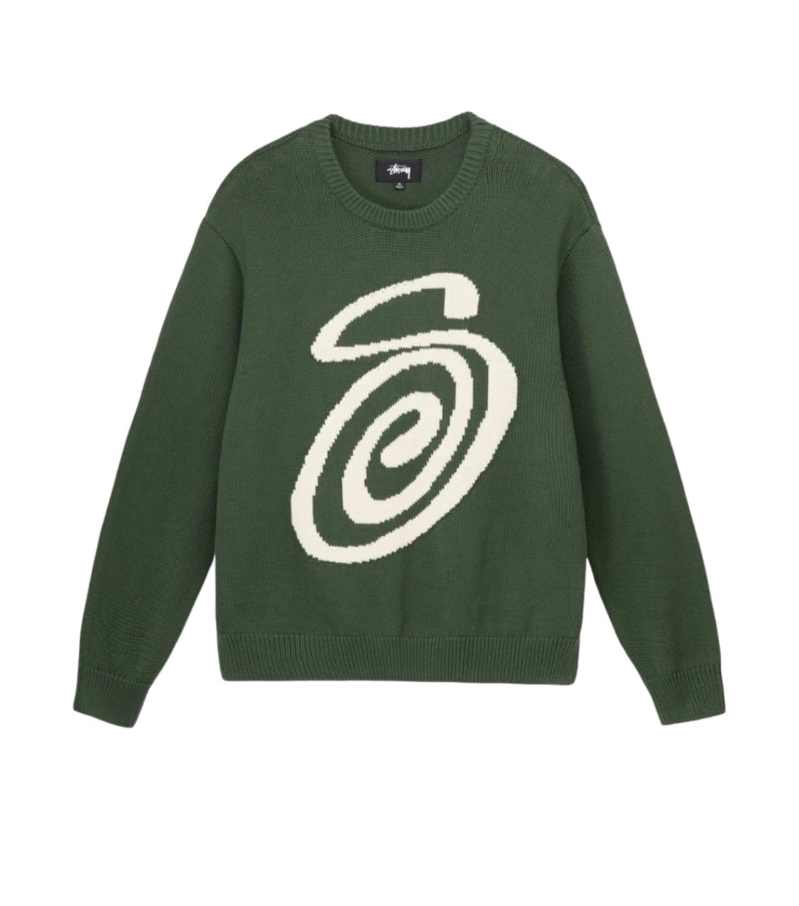 스투시 컬리 S 스웨터 그린 상품이미지2