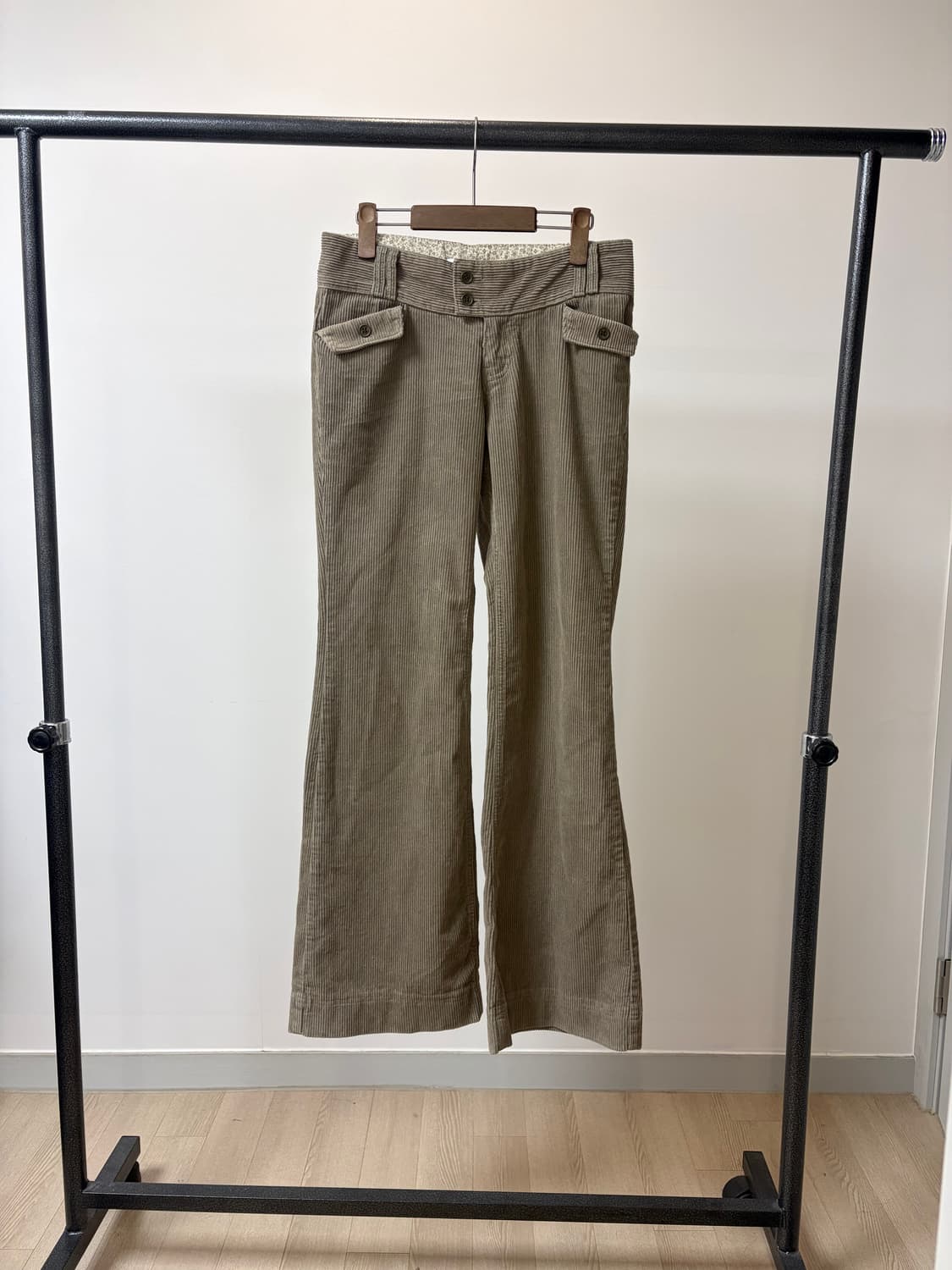 미레코 코듀로이 로우 라이즈 팬츠 2사이즈 상품이미지1