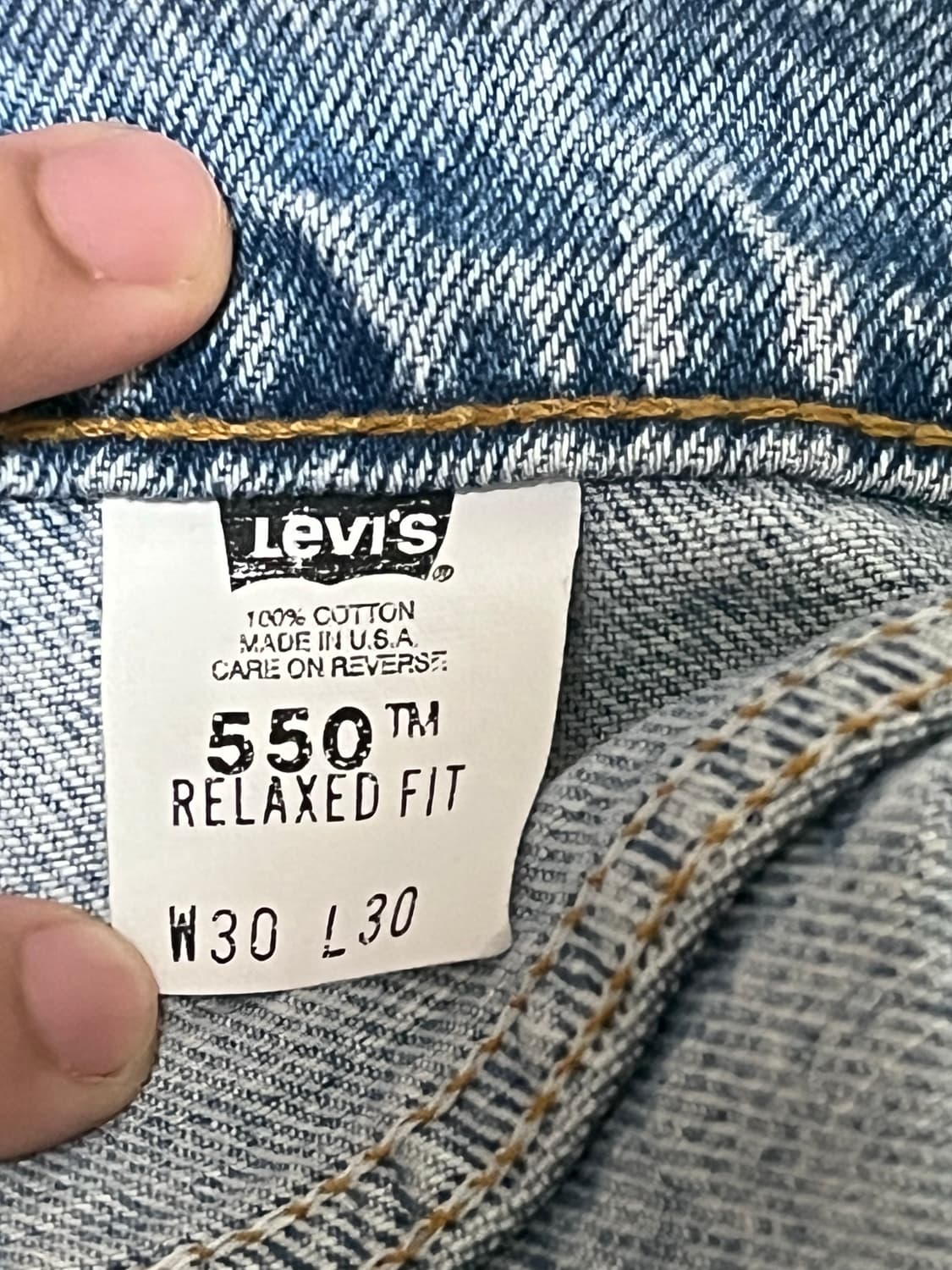 Made in usa 릴렉스 핏리바이스 550 상품이미지4