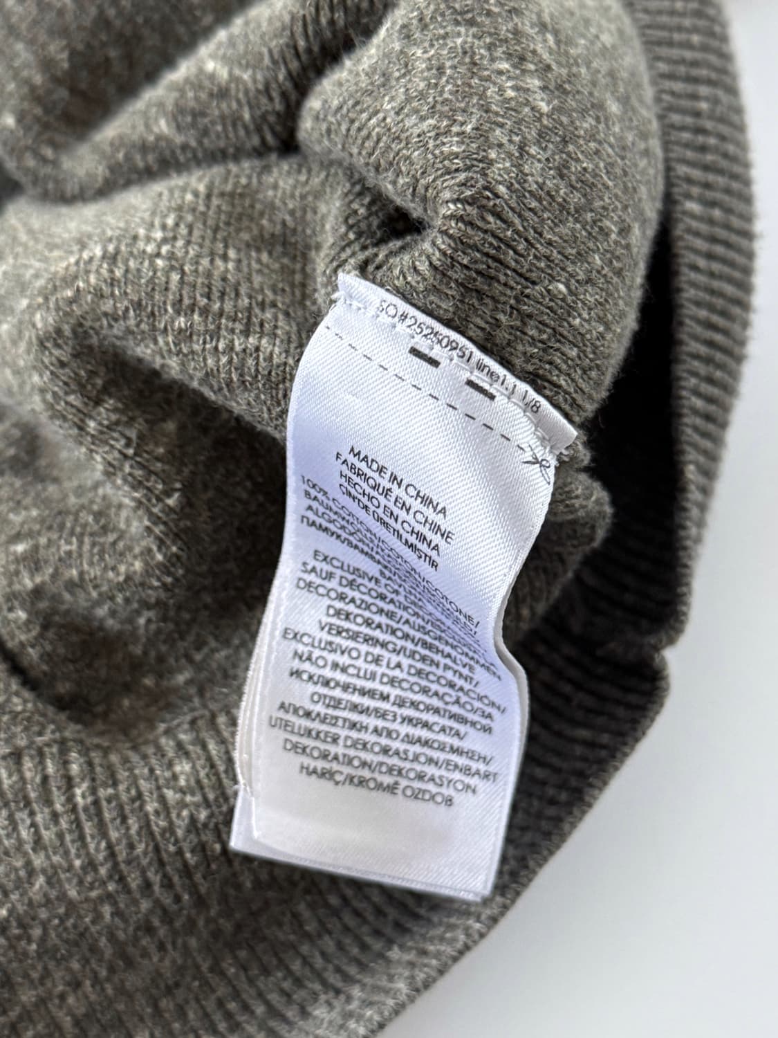 폴로 랄프로렌 신형 카키 헤더 니티드 스웻 셔츠 상품이미지5