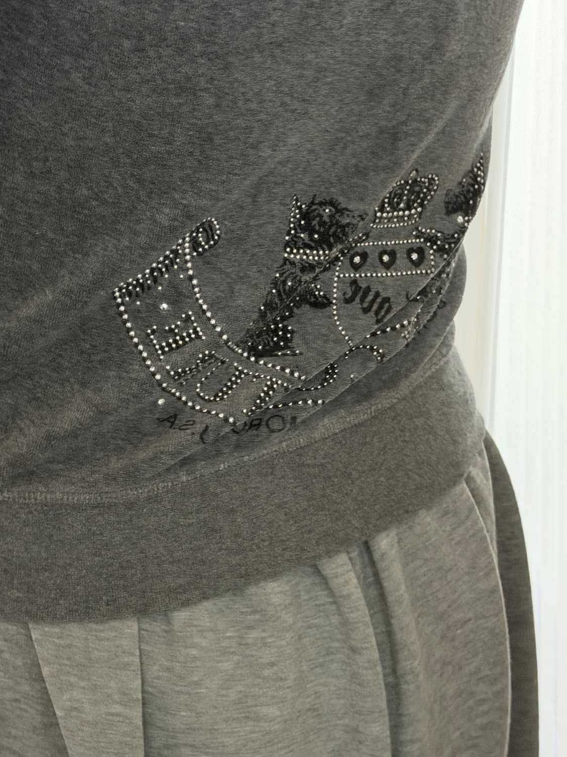 쥬시꾸뛰르 그레이 후드집업 m 상품이미지2