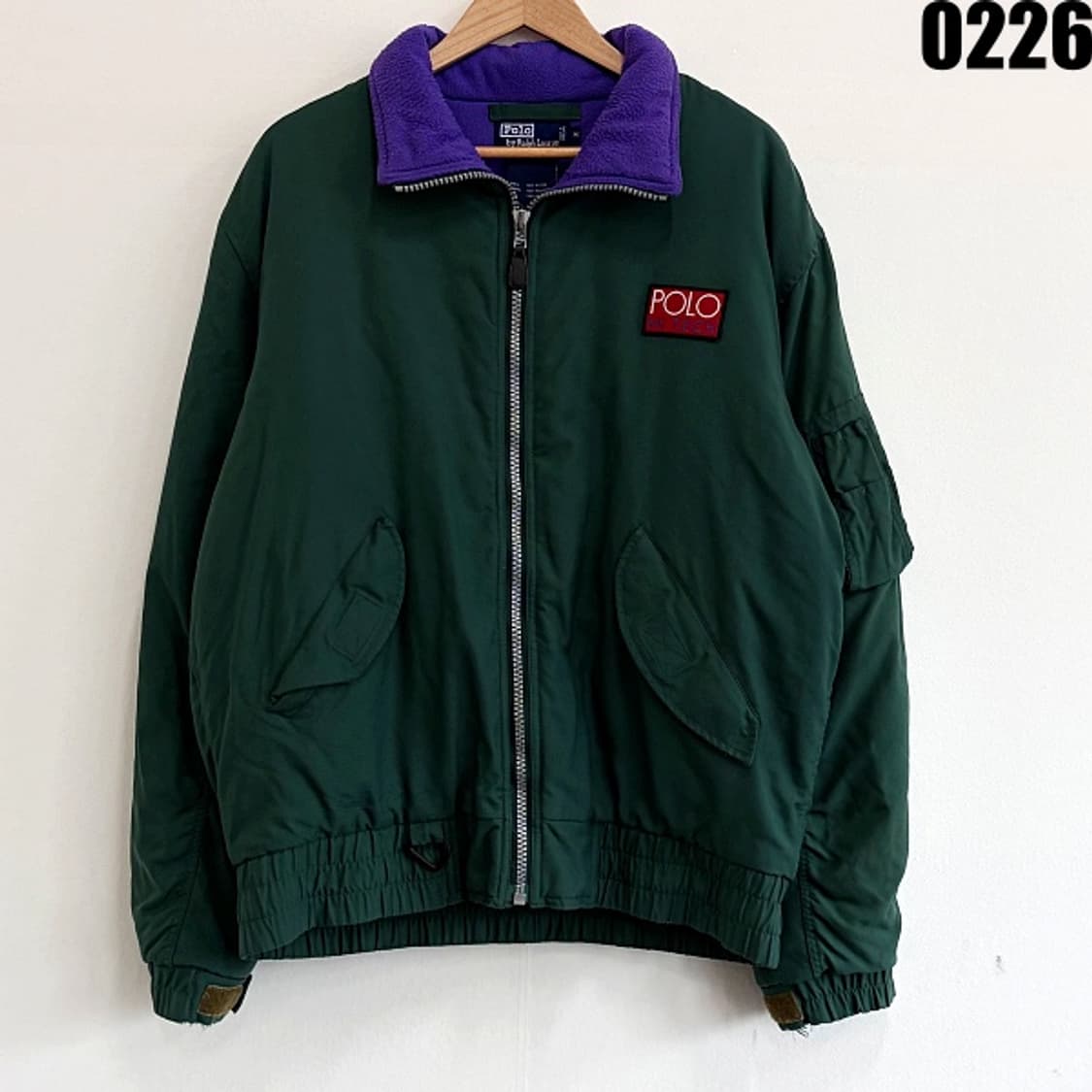 90S 오리지널 폴로 하이테크 집업 자켓 M 100 실측 XL 0226 상품이미지1