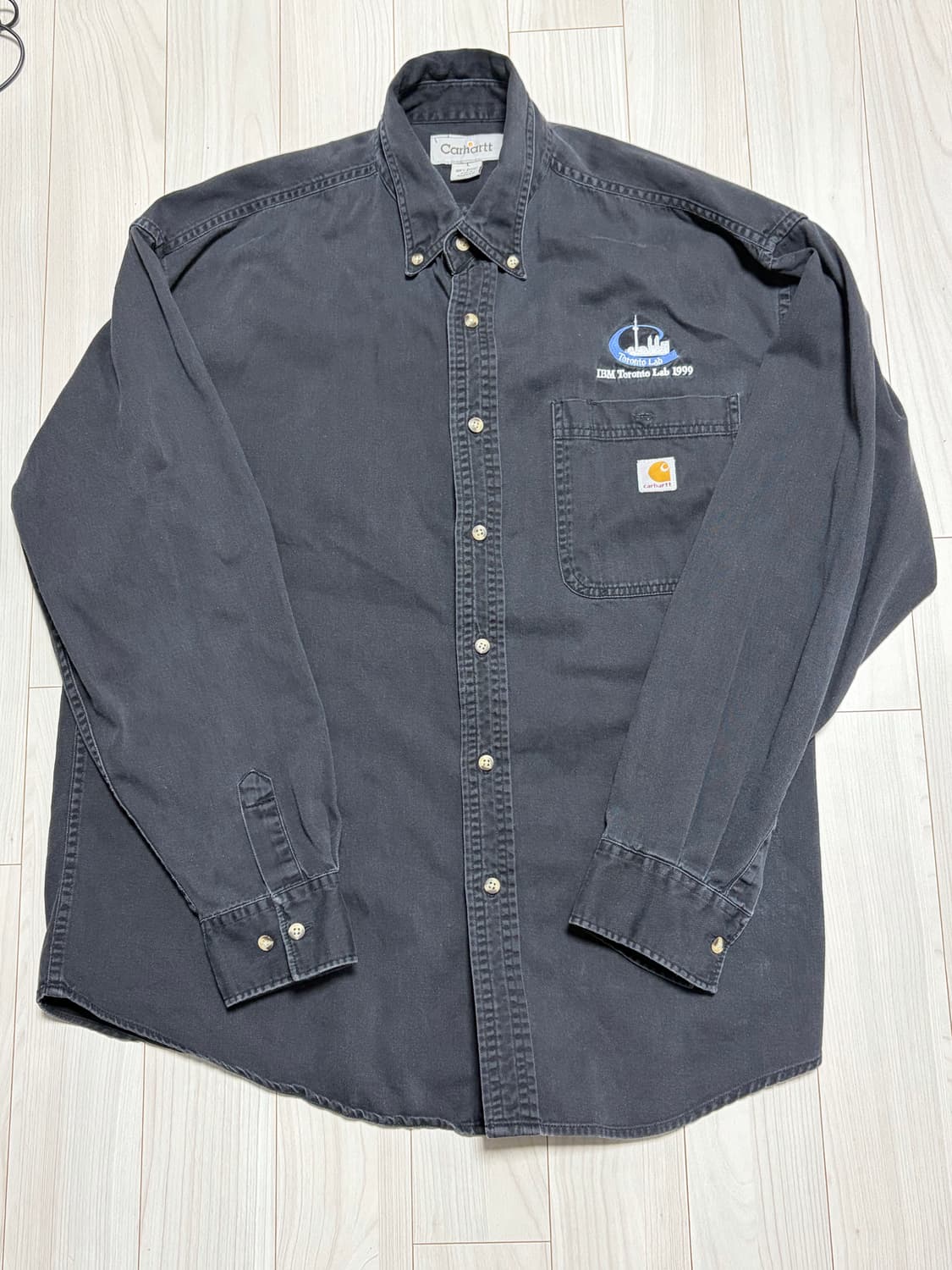 칼하트 검정 셔츠 상품이미지1