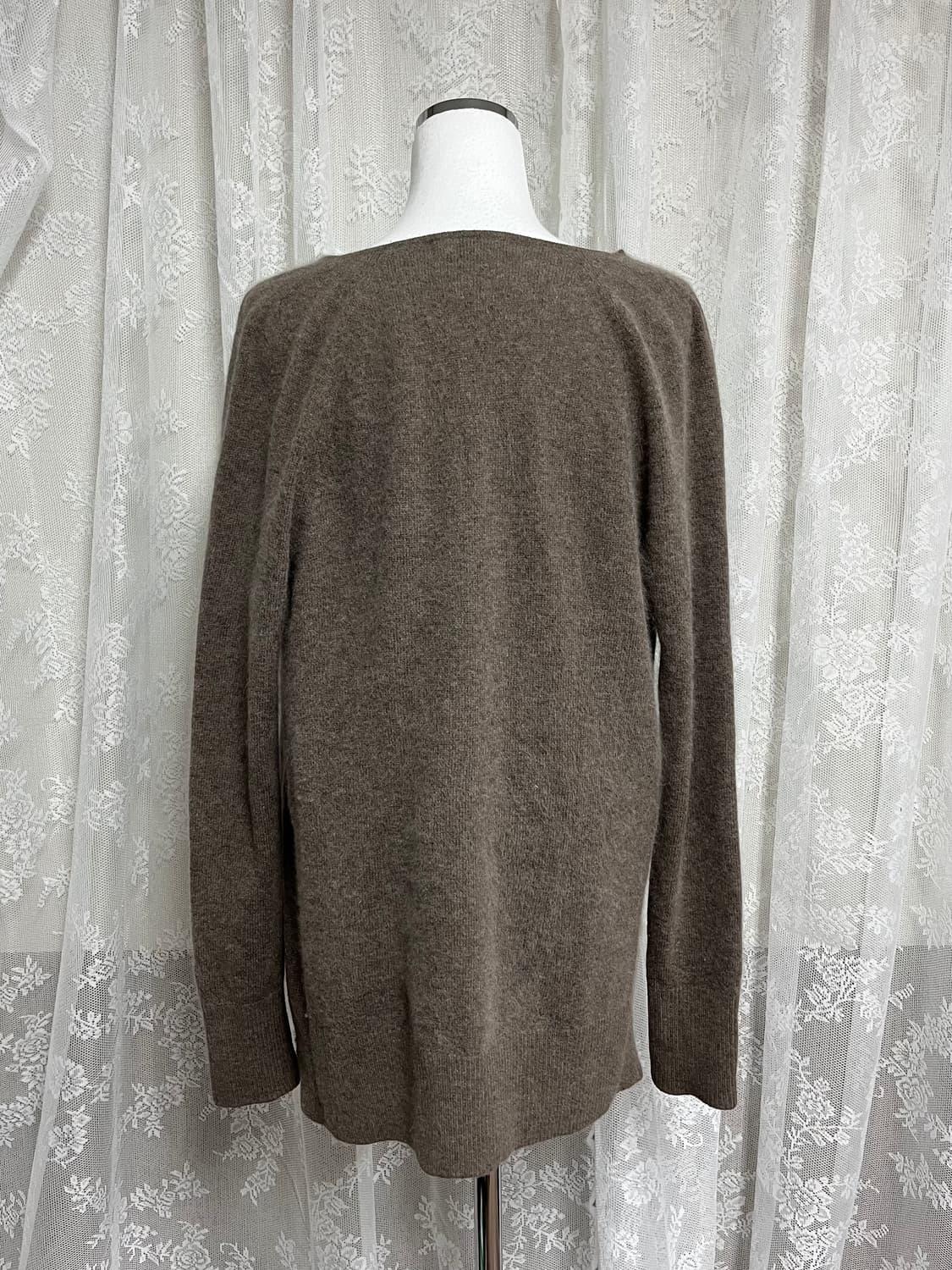 F) 한섬 시스템 울 라쿤 니트 브라운 상품이미지2