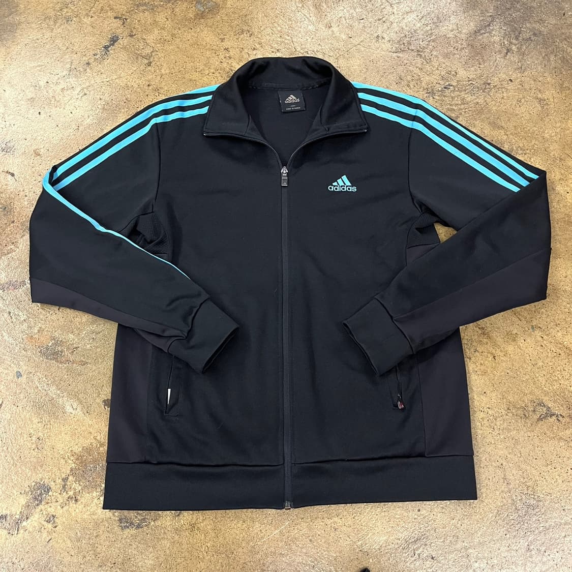 아디다스 블랙 하늘 검하 져지 트랙탑 100 상품이미지2