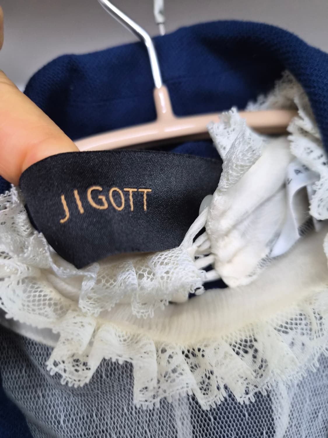 지고트 블루자켓. 쥬시쥬디 랩체크팬츠 상품이미지2