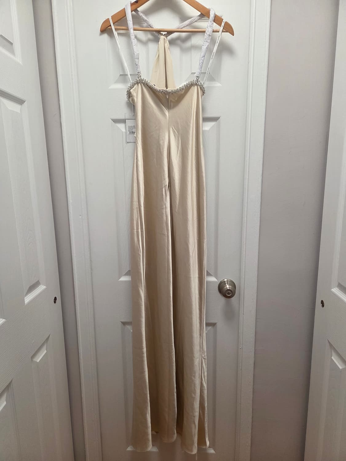 SELF PORTRAIT Champagne Satin maxi dress 상품이미지6