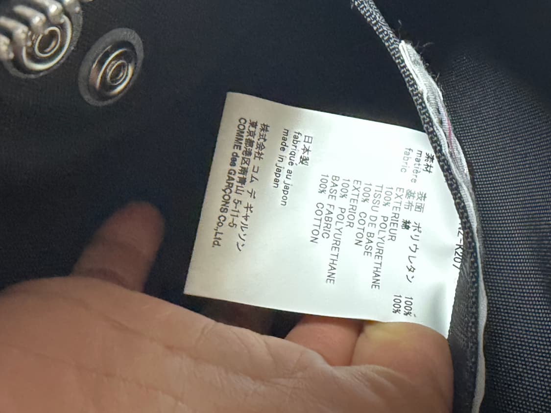 꼼데가르송 도트백 상품이미지4