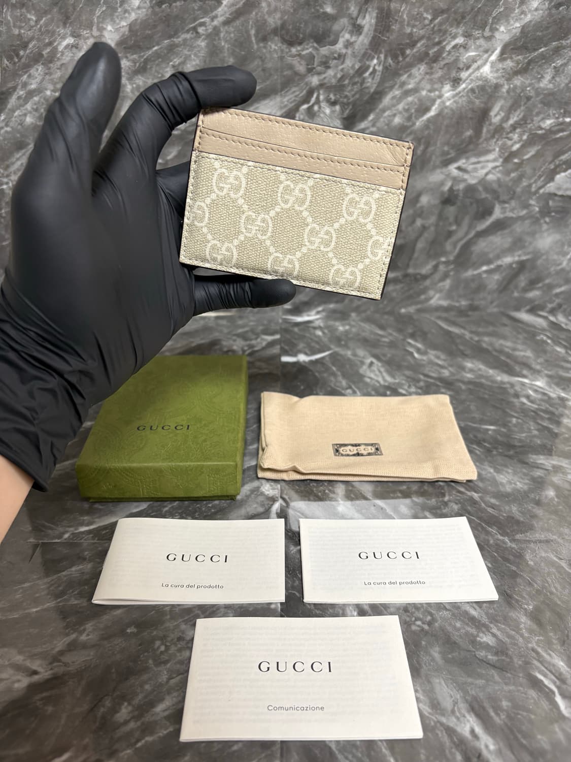 구찌 오피디아 GG 금장로고 카드지갑 상품이미지2