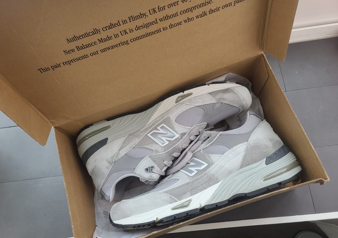 뉴발란스 991 PRT 워시드그레이 us11 상품이미지3