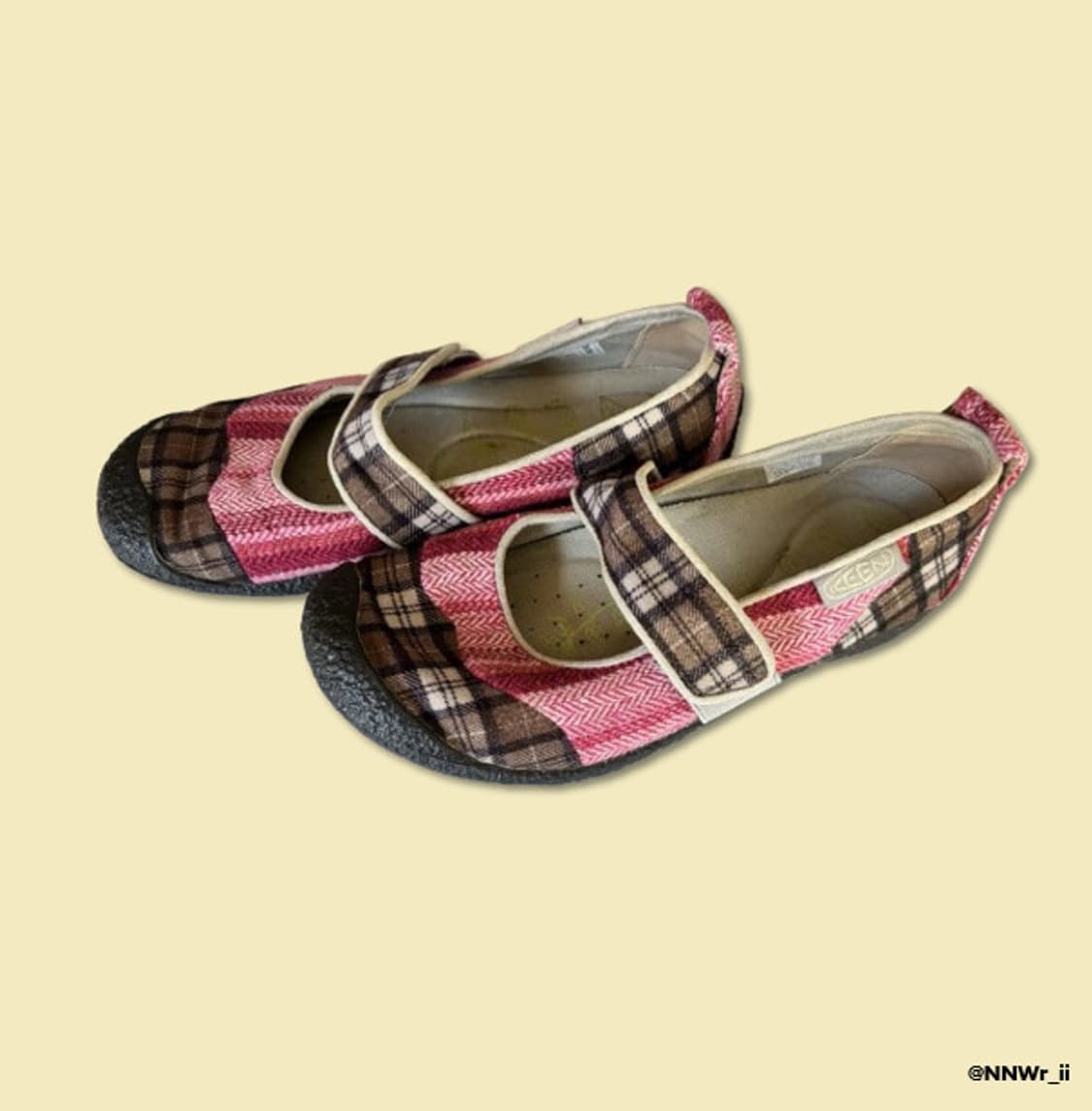 KEEN MARY JANE PINK CHECK 상품이미지3