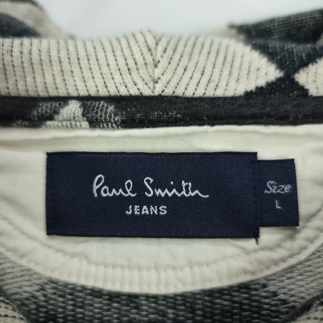 [폴스미스 재팬] 다이아몬드 아가일 체크 슬림핏 후드 집업 P01455 상품이미지7