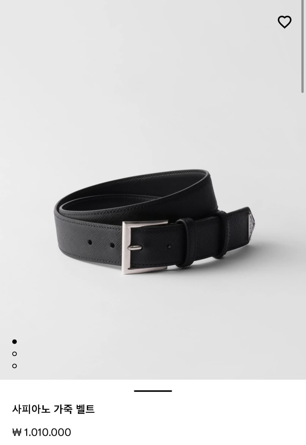 프라다 사피아노 가죽 벨트 상품이미지1