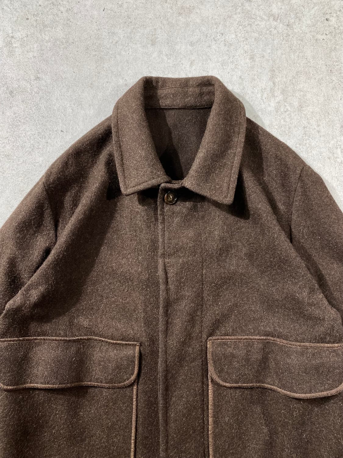 [48] 90s OLIVER By VALENTINO 브라운 라나울 자켓 상품이미지2
