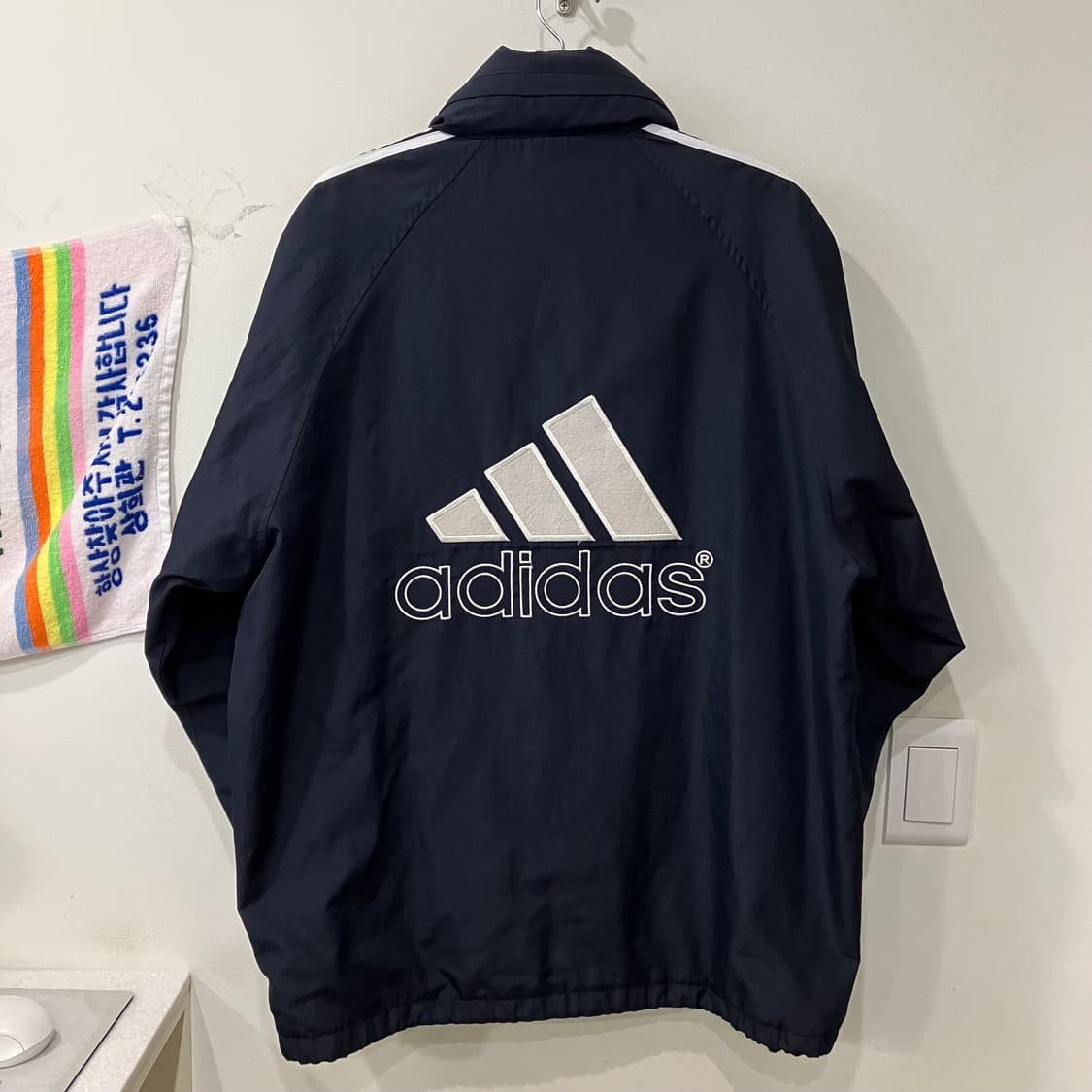 208 빈티지 아디다스 빅로고 바람막이 상품이미지1