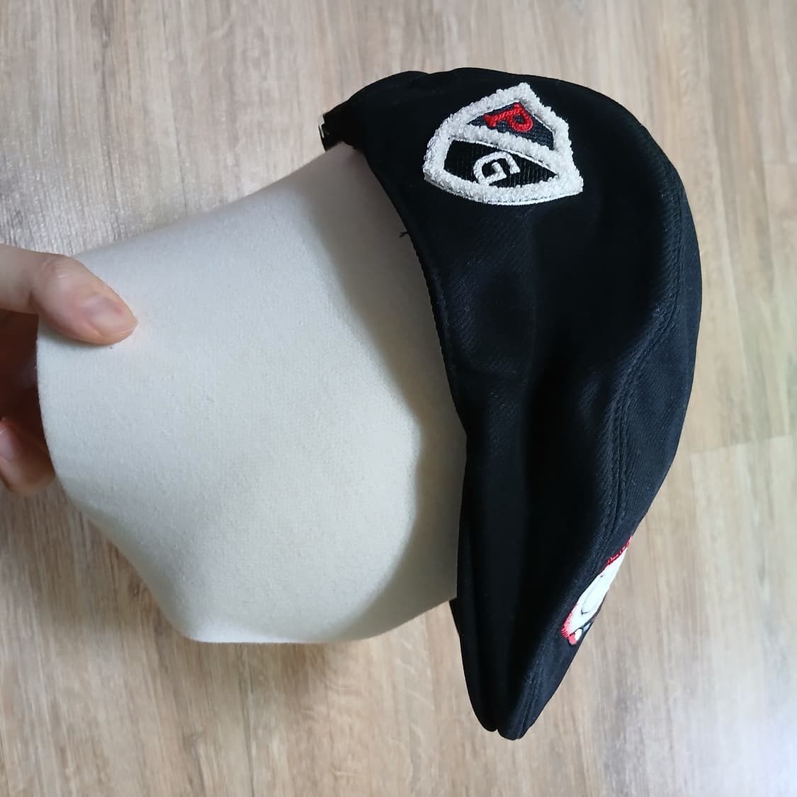 택붙은 미사용 PG PEARLY GATEES 파리게이츠 헌팅캡 골프 모자 상품이미지4