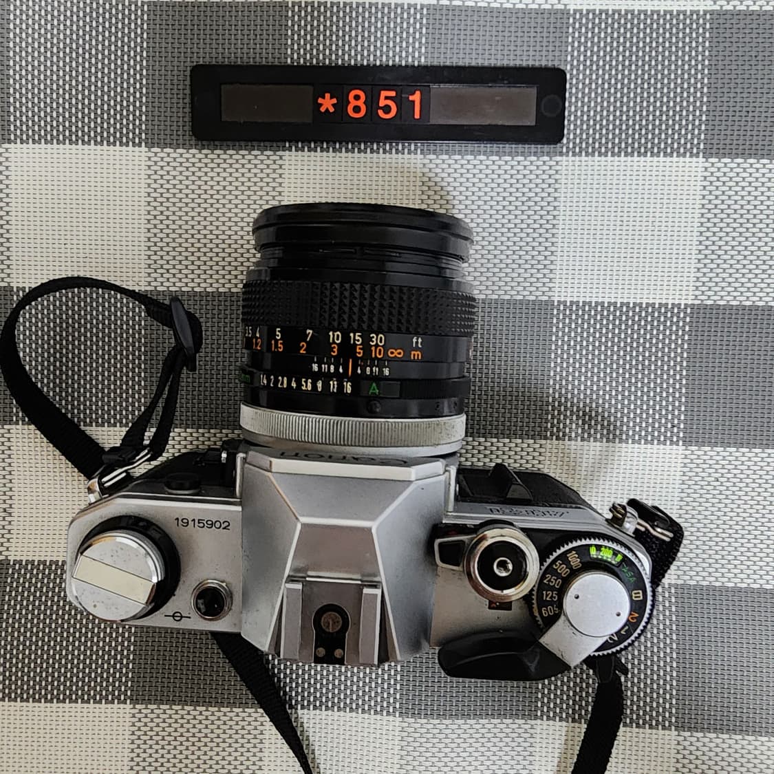 캐논 AE-1 필름카메라 실버바디 1.4 단렌즈 상품이미지3