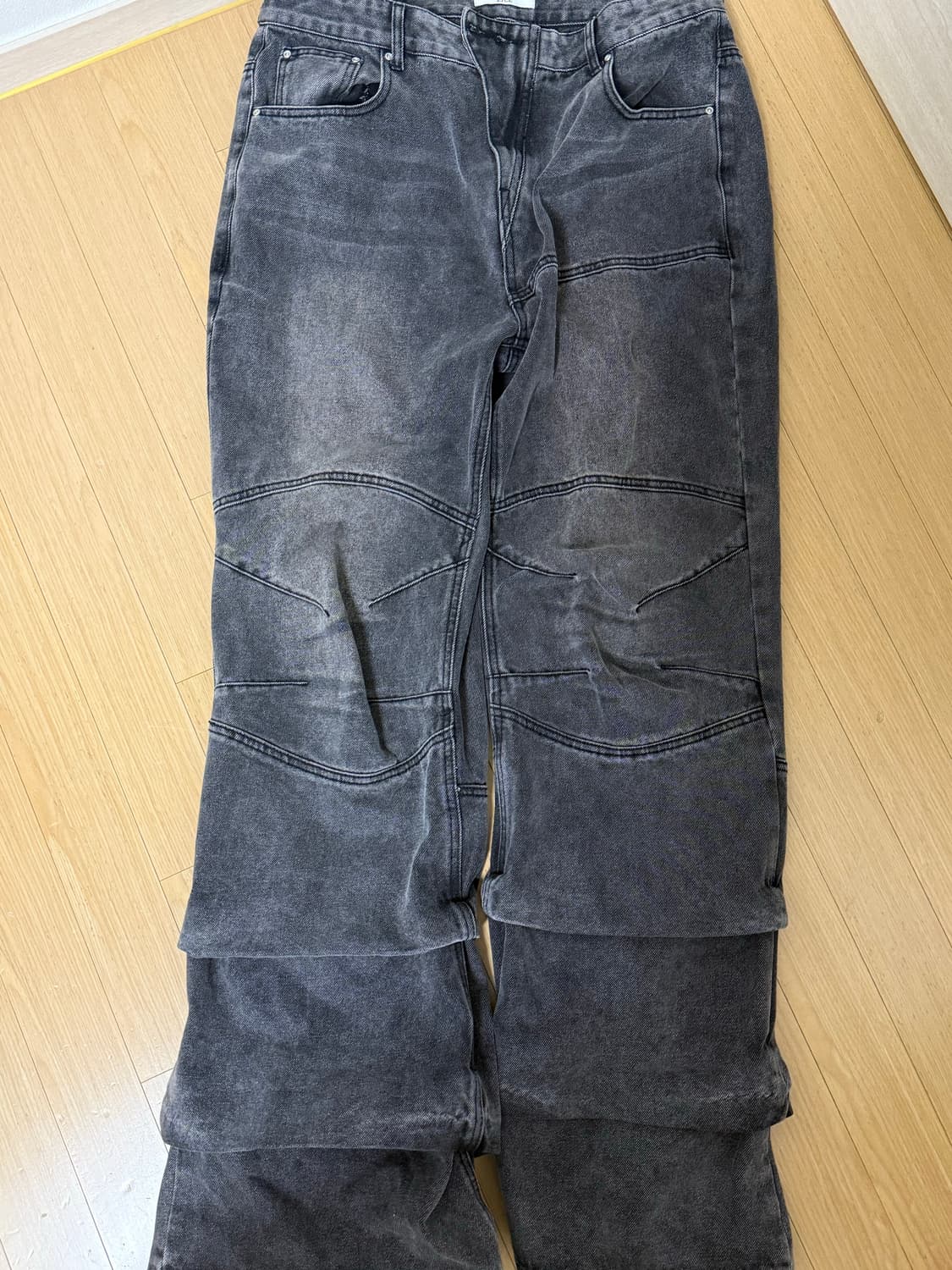 Etce 스테킹 플레어 데님팬츠 상품이미지1