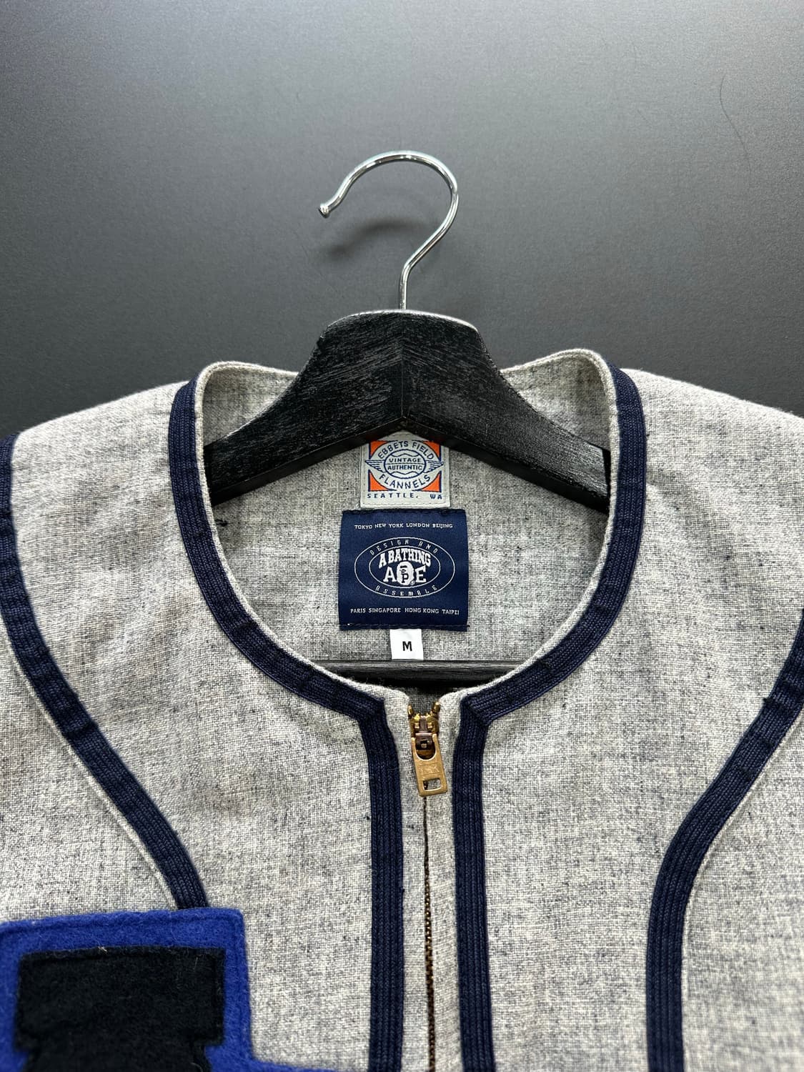 베이프 x Ebbets Fleld Flannels 베이스볼 반팔져지 상품이미지8