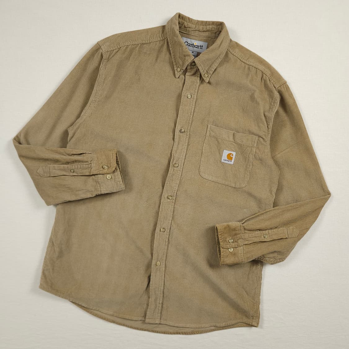 L(100) 칼하트 리워크 코듀로이셔츠 브라운 상품이미지2