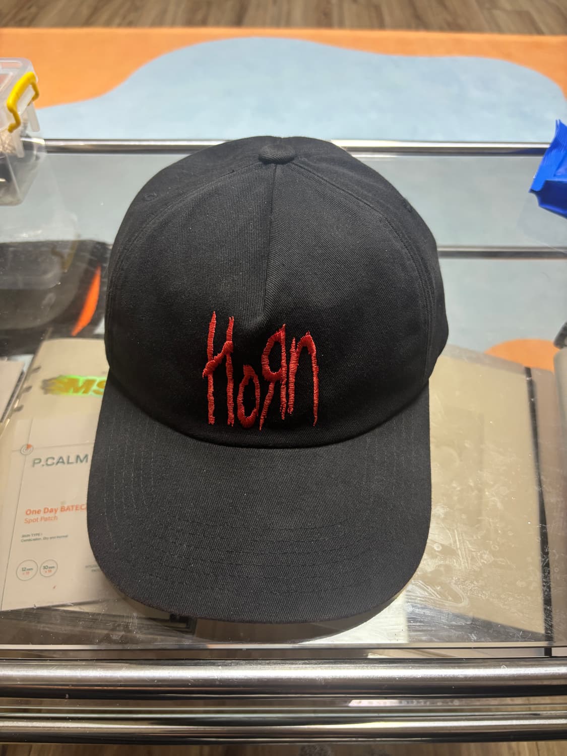 더긱스 5패널캡 블랙컬러 상품이미지1