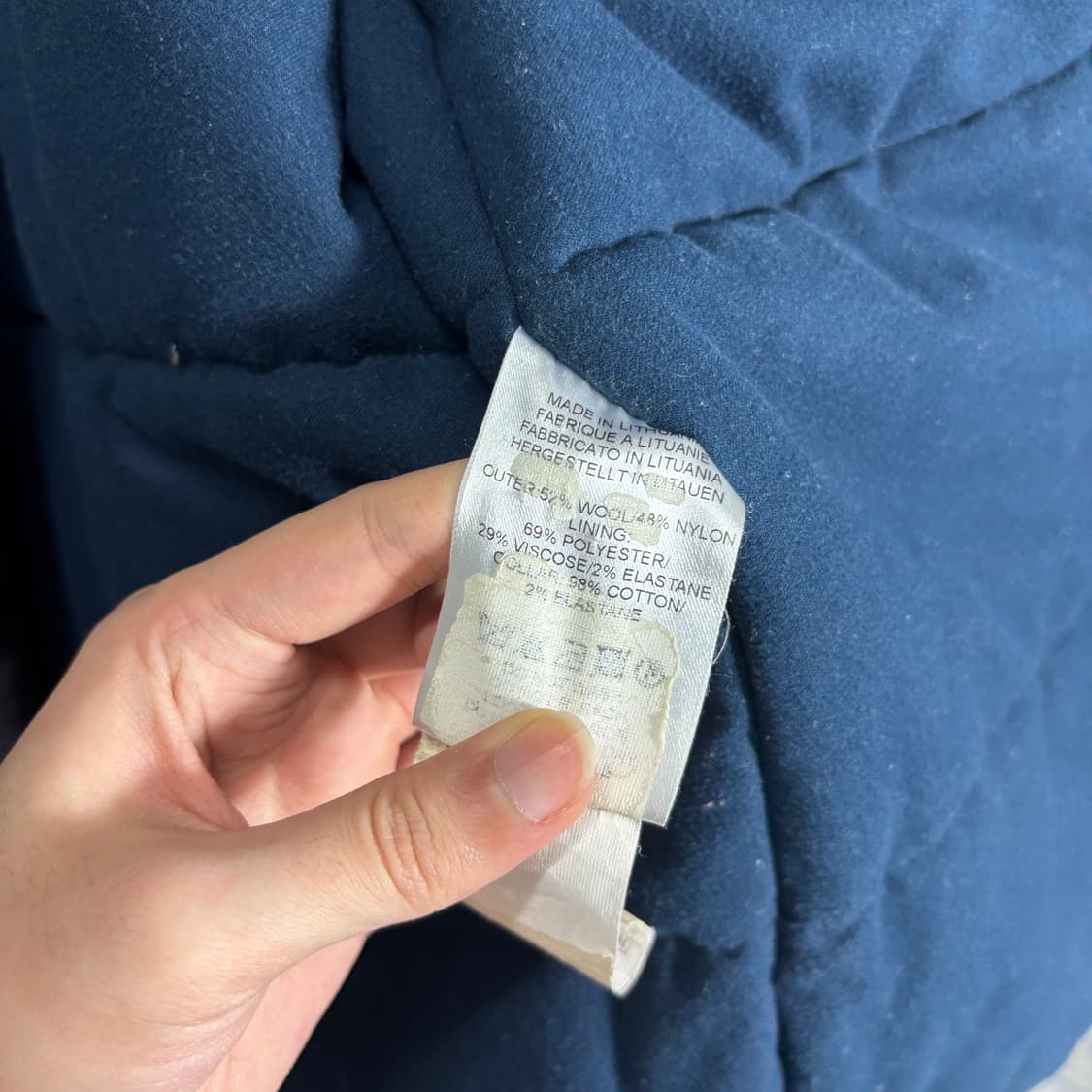 100 M 폴스미스 블랙 후드탈부착 누빔 N3B점퍼 상품이미지8