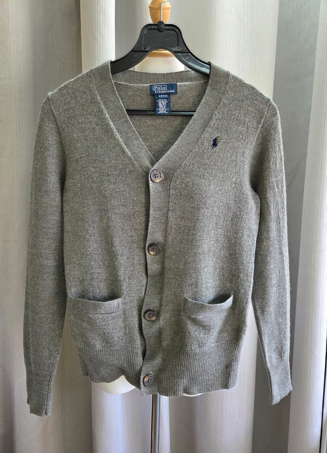 폴로 가디건 그레이SX 80#최상급 상품이미지1