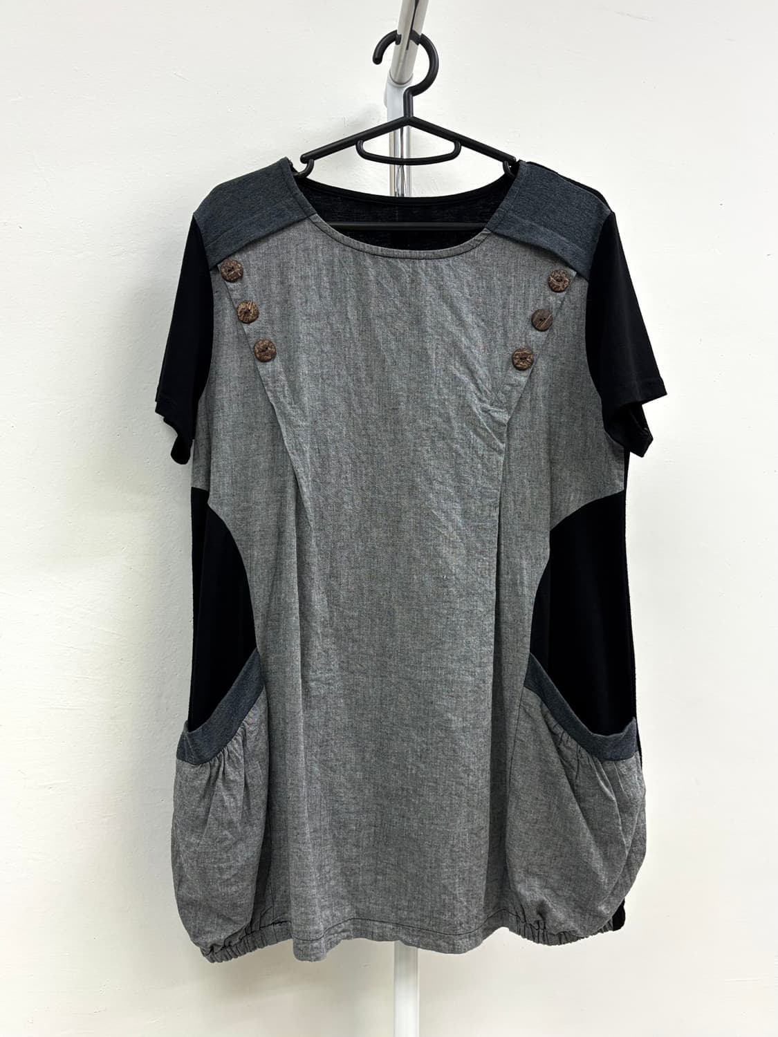 빈티지 그레이 히피 반팔 상품이미지5