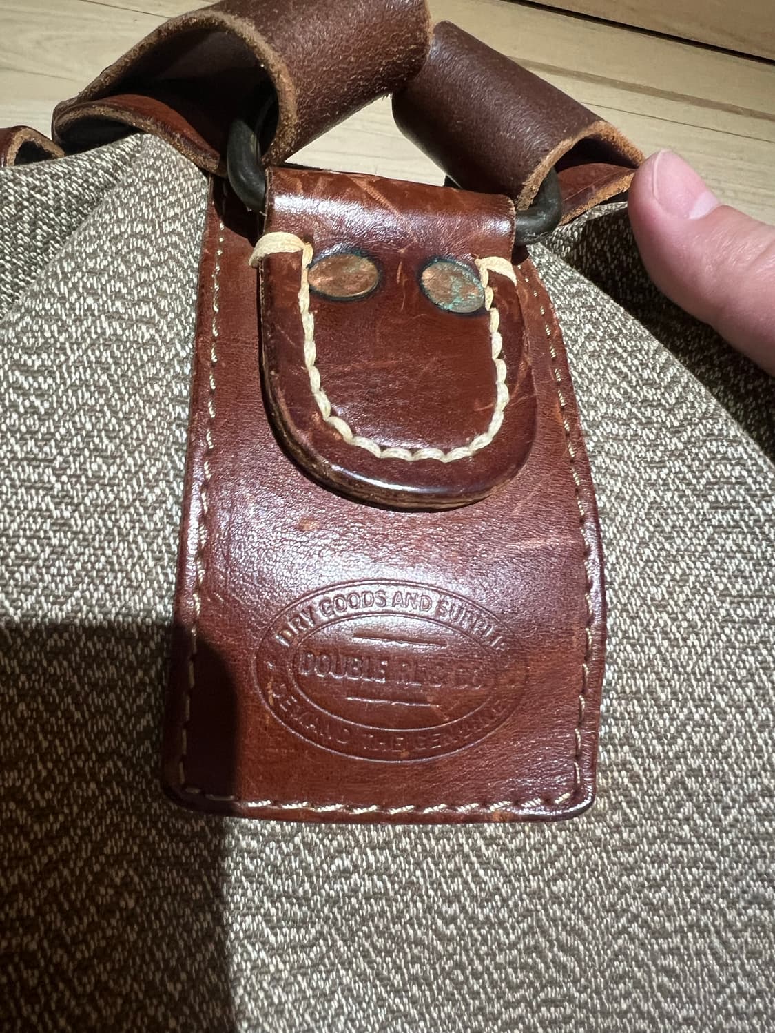 rrl / 더블알엘 그레이그린 레더직물 백팩 / 프리 상품이미지7