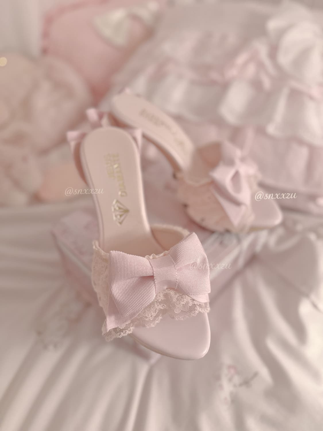 지저스디아망떼 핀터깔 핑크 구두힐 리즈리사 라떼갸루 히메카지 대장 빈티지 상품이미지2