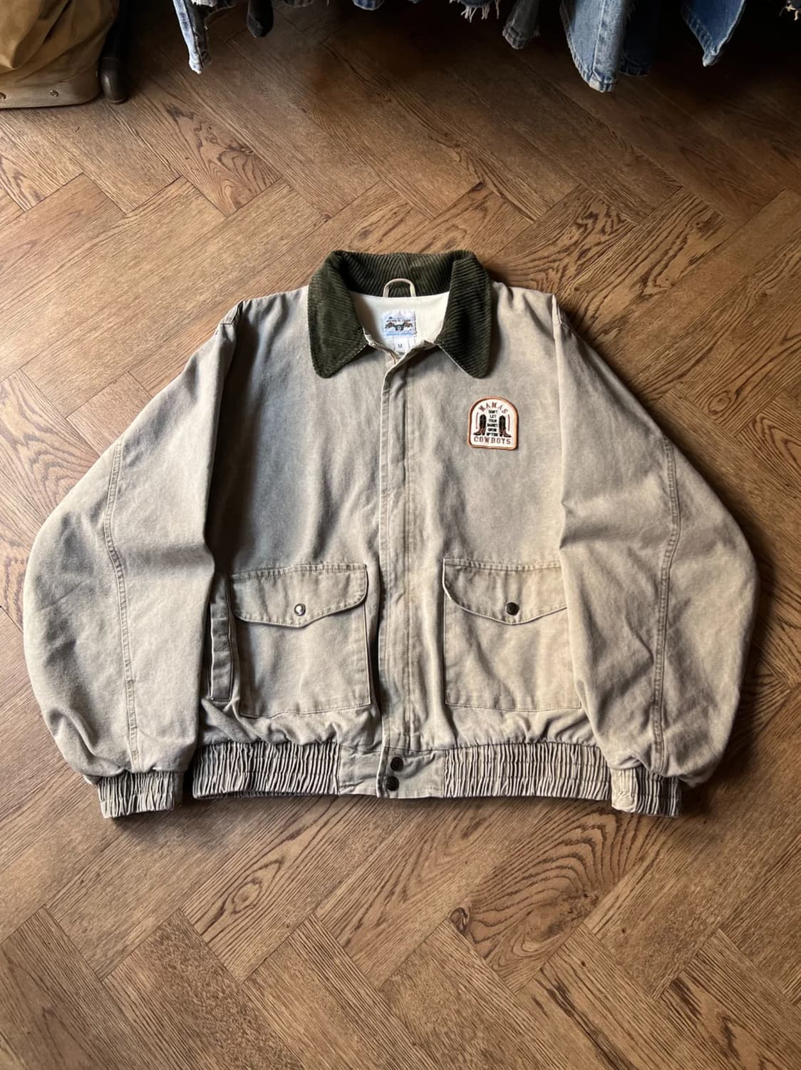 [M]웨스턴 패치업 A-2 타입 캔버스 워크자켓 상품이미지1