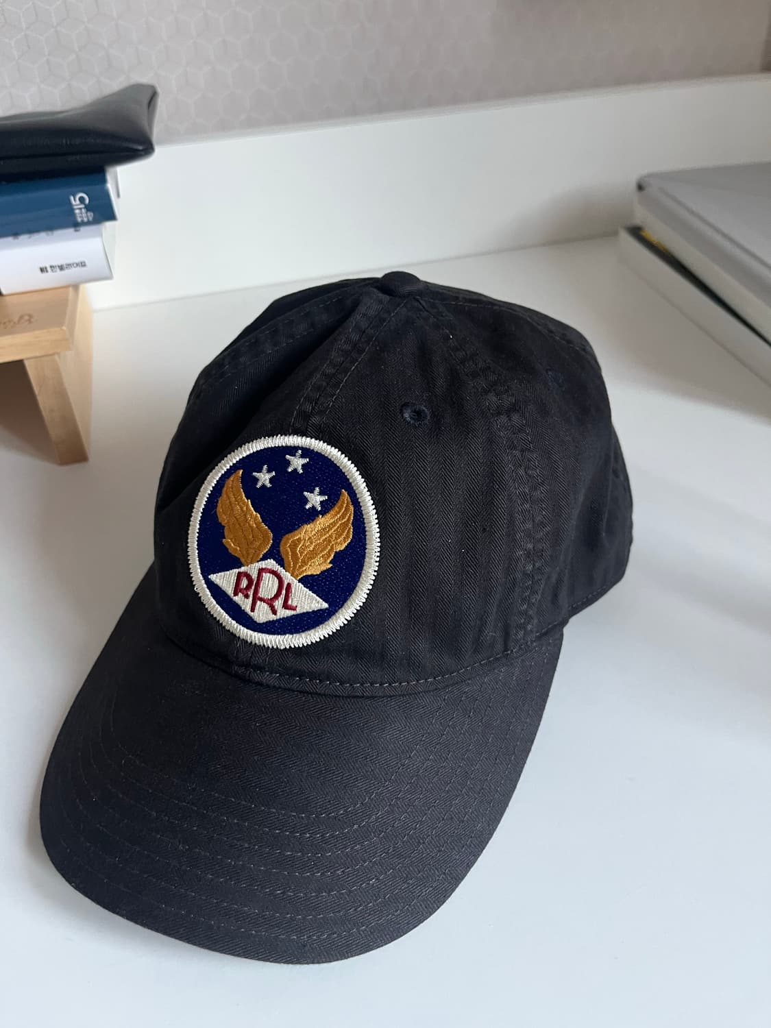 폴로 더블알엘 워시드 블랙 모자 상품이미지1