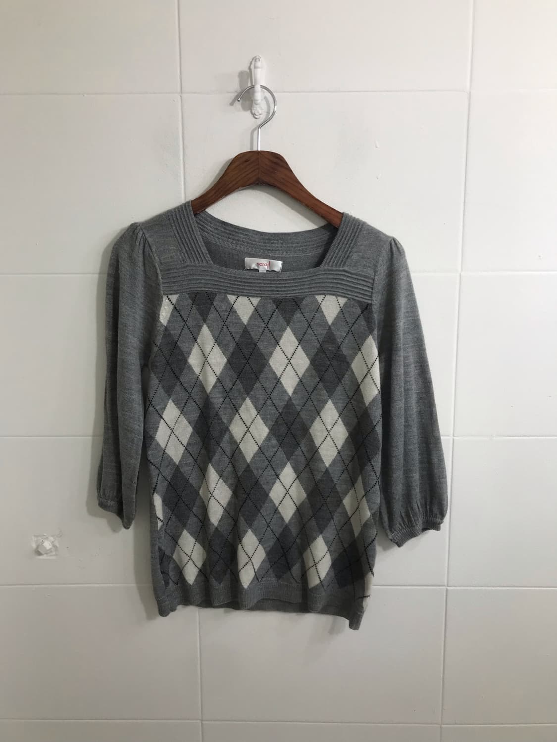 그레이 무채색 니혼진 도트 모리걸 코디세트 상품이미지6