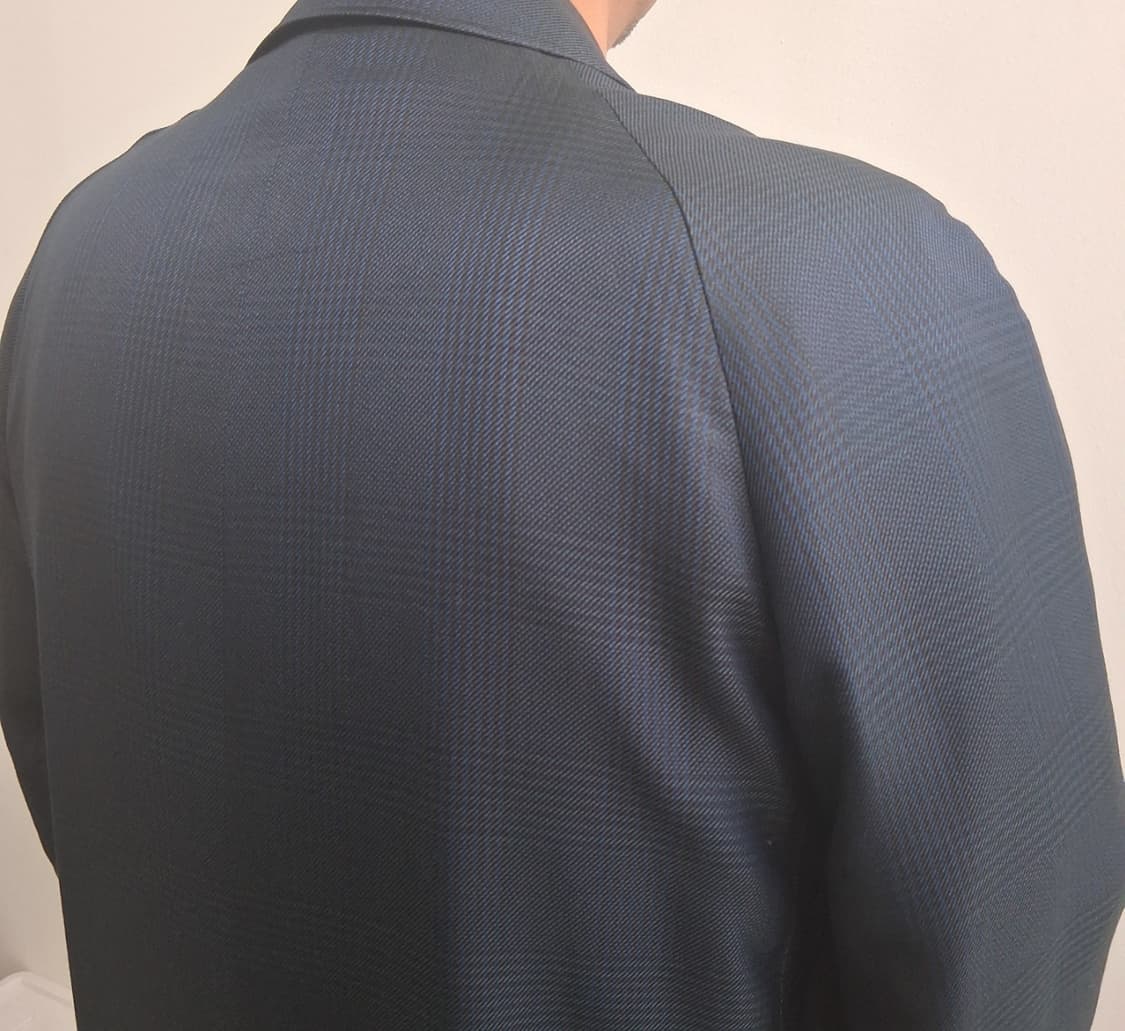 랑방 파리 일본정품 실크100% 울 라이너 탈부착 코트 상품이미지5