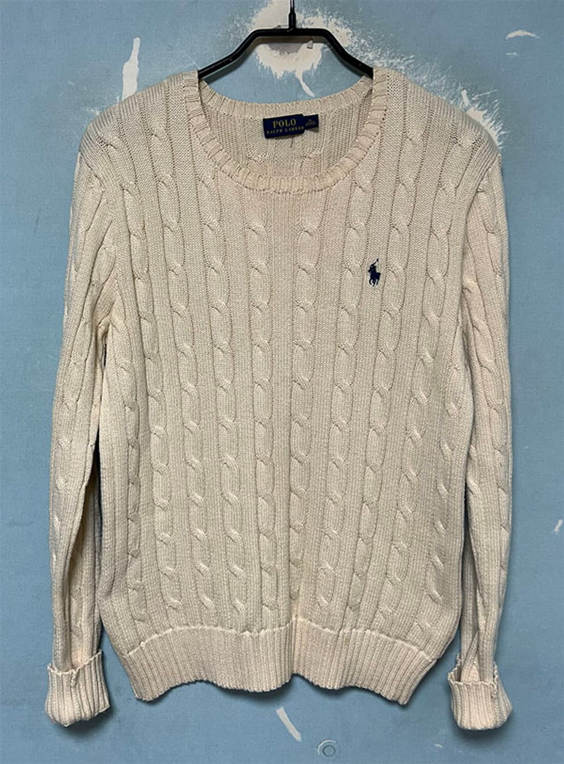 POLO 폴로 여자 꽈배기니트 기본 M 95 66 상품이미지1