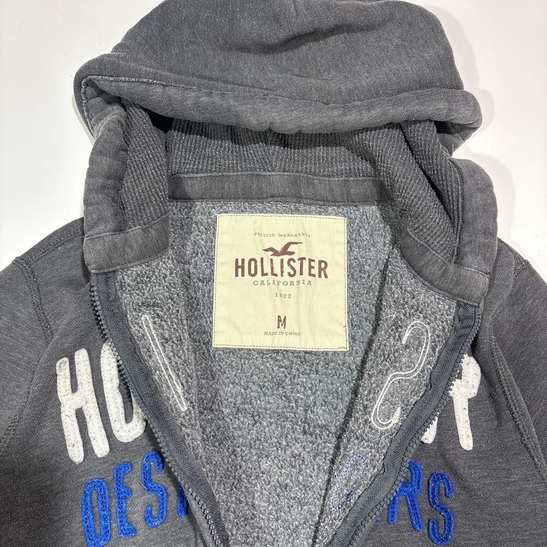 홀리스터 그레이 후드집업 상품이미지4
