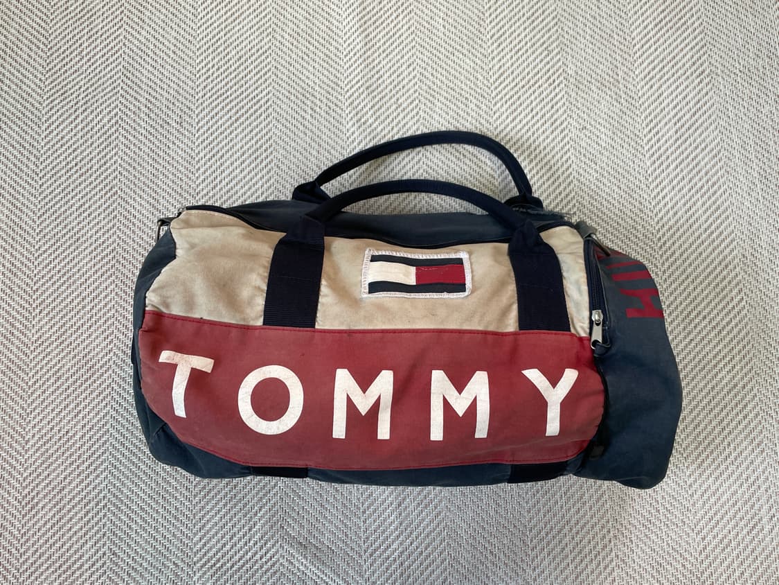 9~00s 올드 타미힐피거 보스턴 백 y2k J03334 상품이미지1