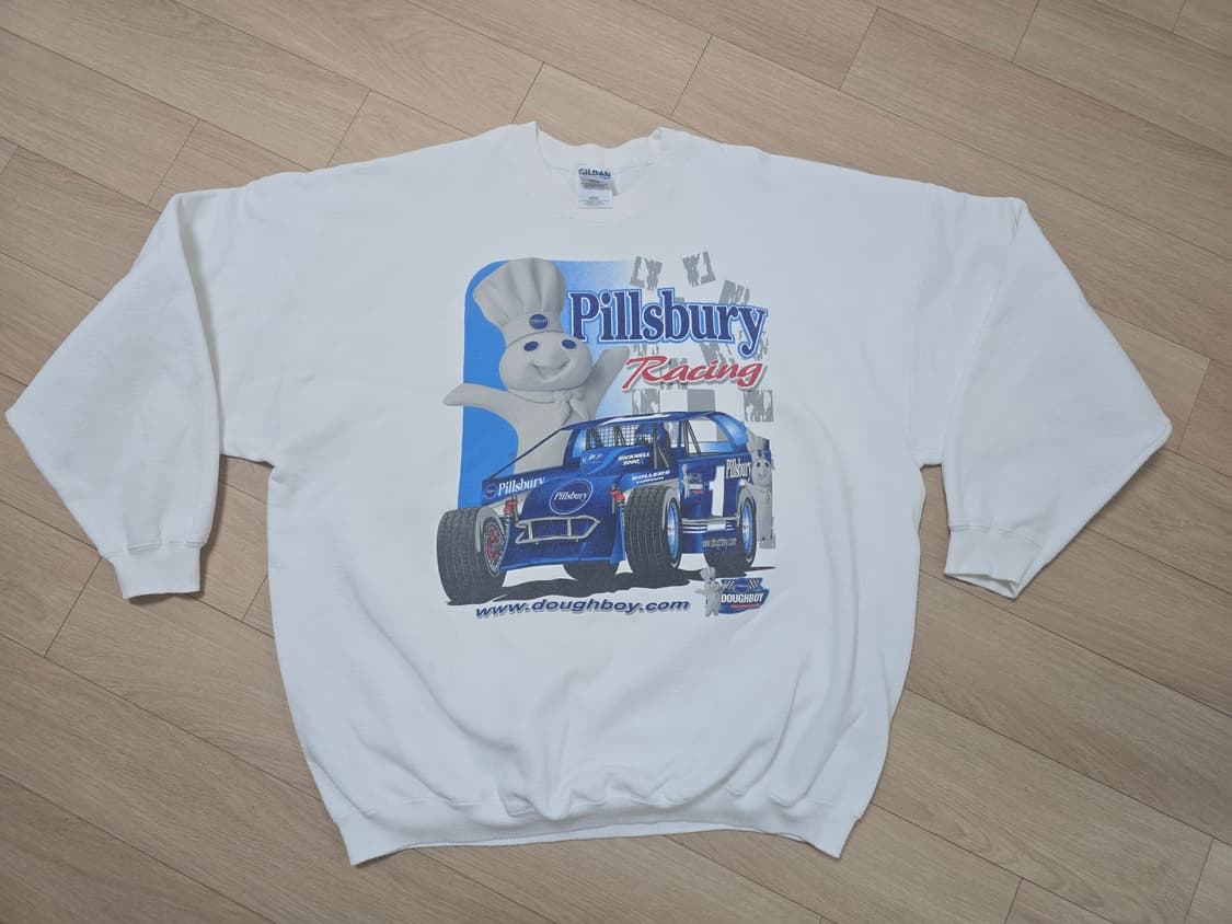 도우보이 Pillsbury Racing 맨투맨 3XL 상품이미지1