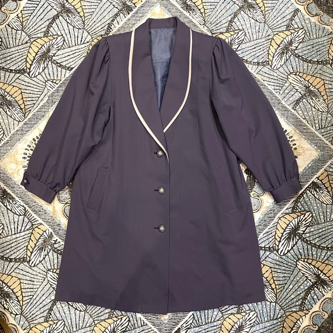 일본빈티지 페미닌 라벤더 봄코트(F) 상품이미지1