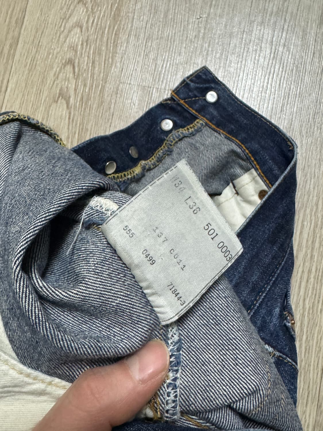 [32] 90s LVC 55501 빅E 셀비지 리바이스 발렌시아 공장 상품이미지4