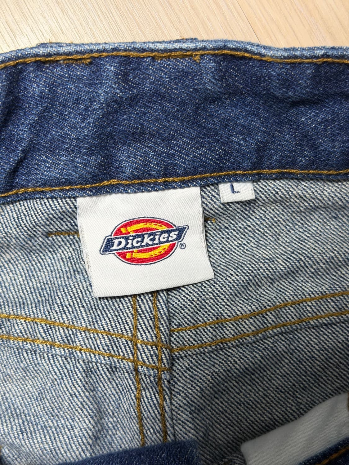 디키즈 더블니 카펜터 데님 쇼츠 Dark Blue / L  상품이미지4